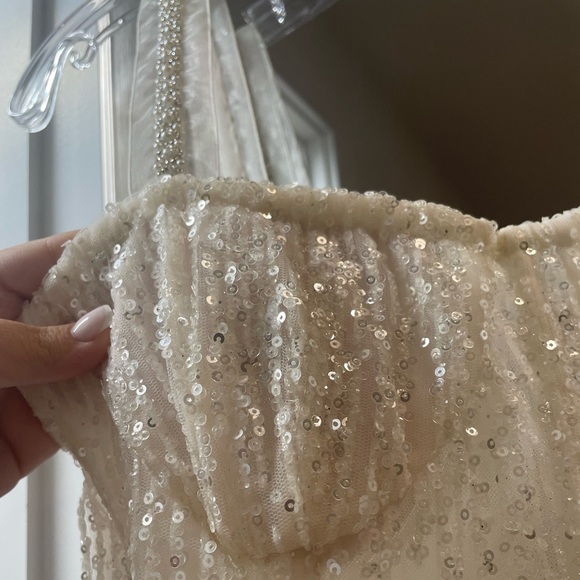 Bronx & Banco Mademoiselle Bridal MIDI Dress Size L - Picture 5 of 9